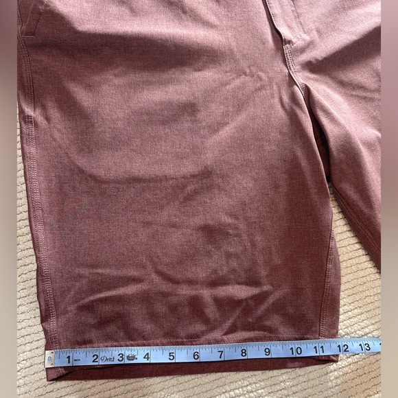 O’NEILL Hybrid Heathered Red Activewear Performance shorts, Mens Size 38 EUC - Picture 13 of 15